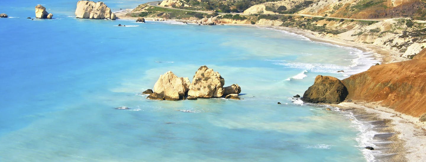 Strand på Cypern