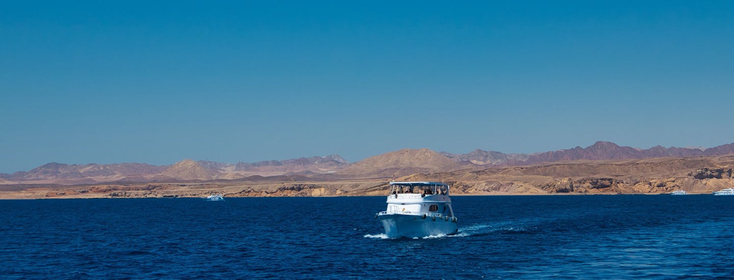 På båttur utenfor Sharm El Sheikh