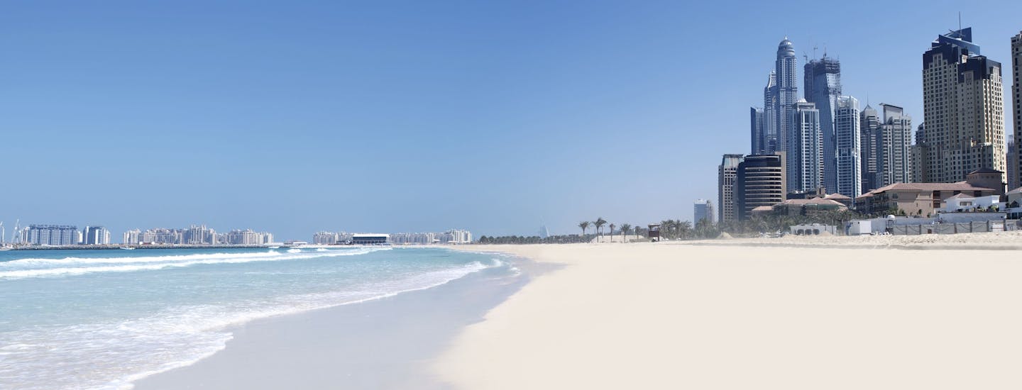 Stranden i Dubai