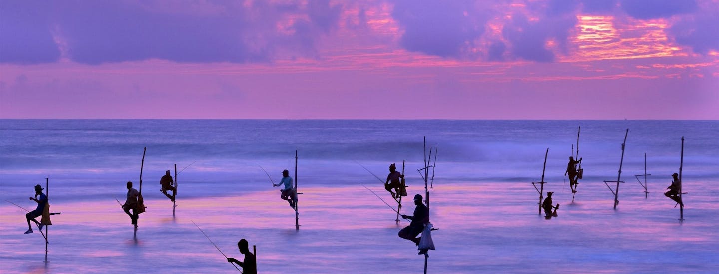 Fiskare på Sri Lanka